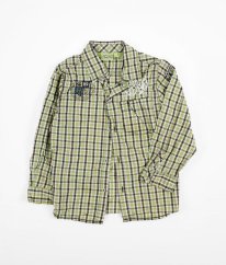 Zelená károvaná košile