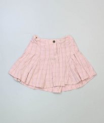 Růžová károvaná sukně H&M