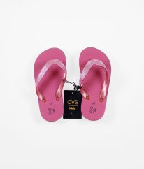 Tmavě růžové žabky (EU 27, stélka 16,7 cm) OVS