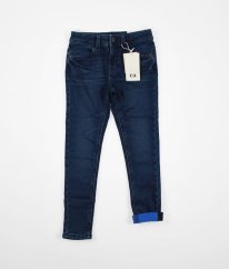 Modré skinny termo rifle C&A