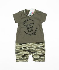 Zelený maskáčový overal NEW BABY