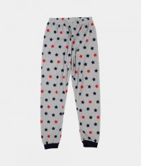 Šedé fleecové pyžamové kalhoty s hvězdami PRIMARK