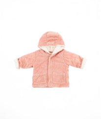 Růžová žebrovaná teplá bunda MARKS & SPENCER