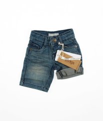 Modré elastické riflové kraťasy DIRKJE