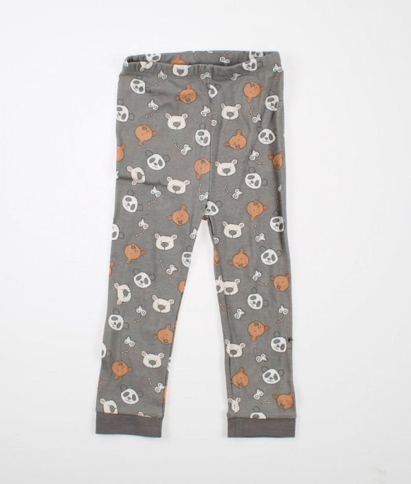 Šedé pyžamové kalhoty s medvídky NUTMEG
