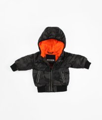 Šedá maskáčová teplá bunda jaeo/podzim - lehká zimní MC KENZIE