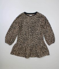 Leopardí silnější úpletové šaty NEXT