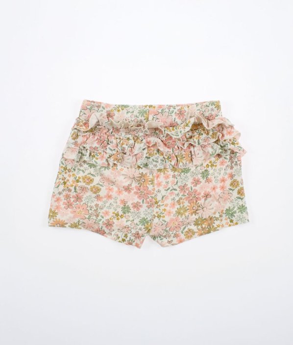 Květované kraťasy s volánky GEORGE