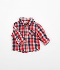 Červenomodrá károvaná košile VERTBAUDET