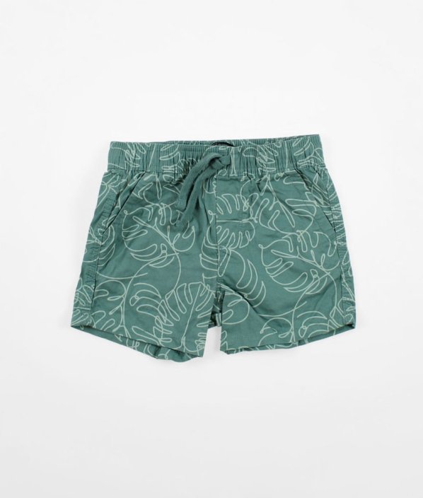 Zelené kraťasy s listy PRIMARK