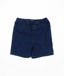 Tmavě modré elastické riflové kraťasy STUDIO