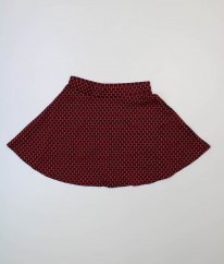Červenočerná sukně