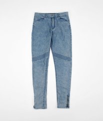Modré pružné letní rifle H&M