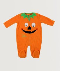 Oranžový fleecový overal NUTMEG