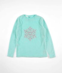 Tyrkysová plyšová mikina PRIMARK