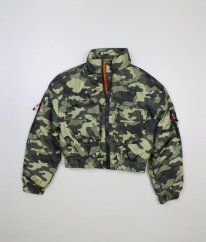 Maskáčová teplá bunda jaro/podzim  MATALAN