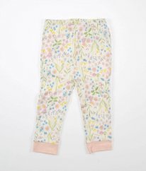 Krémové pyžamové kalhoty s přírodou NUTMEG