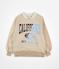 Béžová silnější mikina ZARA