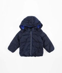 Modrá teplá bunda jaro/podzim H&M
