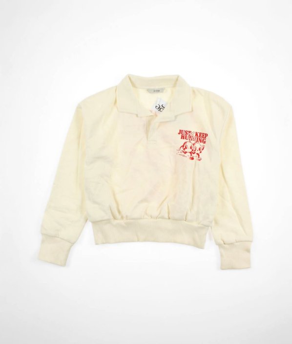 Krémová silnější mikina GEORGE