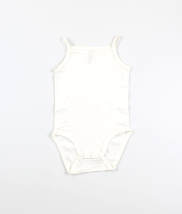 Biele body z biobavlny H&M