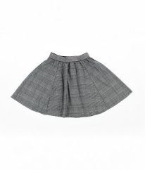 Šedá károvaná sukňa s trblietkami ONLY