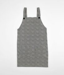 Šedá károvaná šatová sukně PRIMARK