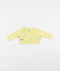 Žlutá propínací mikina z biobavlny NAME IT