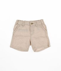 Béžové lněné kraťasy H&M