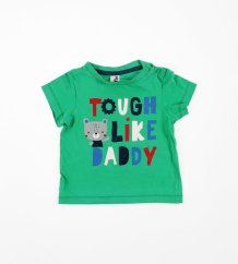 Zelené tričko s nápisom C&A