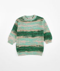 Zelenorůžový dlouhý svetr/svetrové šaty H&M