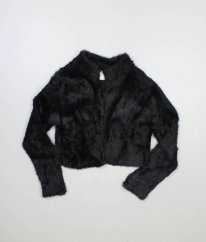 Černý hebký svetrový kabátek ZARA