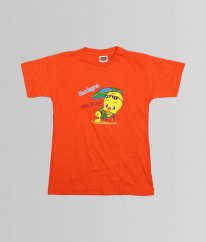 Pomerančové tričko s obrázkem MORE