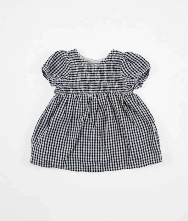 Modrobílé kostičkované šaty se spodničkami PRIMARK