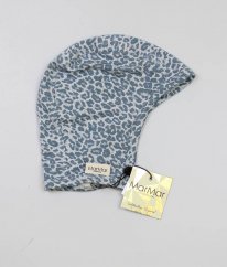 Modrošedá leopardí čepice MARMAR COPENHAGEN