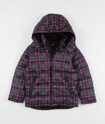 Károvaná zimná bunda H&M