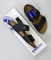 Černé kožené sandály BIRKENSTOCK New York vel. 31 (20 cm)