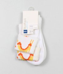 Bílé ponožky s obrázkem BLUKIDS