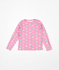 Ružové tričko s donatmi