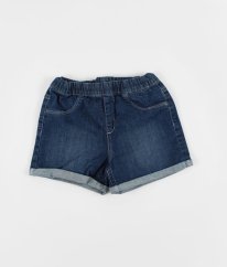 Modré riflové elastické kraťasy H&M