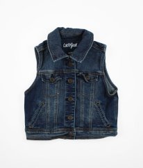 Modrá riflová vesta CAT & JACK