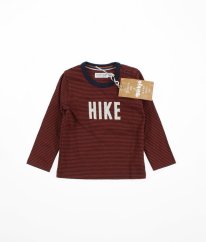 Skořicovomodré proužkované triko DIRKJE