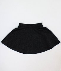 Černá sukně s vytlačeným vzorem a třpytem F&F