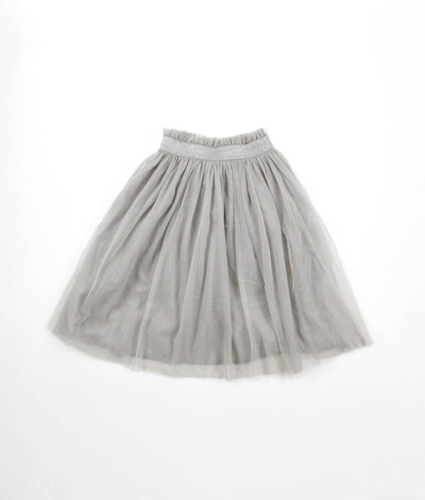 Šedá tylová sukně se spodničkou a třpytem MARKS & SPENCER