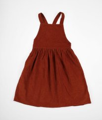 Škoricová manšestrová sukňa s laclom H&M