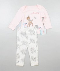 Růžovosmetanové pyžamo DISNEY