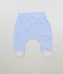 Modrobílé proužkované pyžamové kalhoty PETIT BATEAU