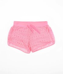 Růžové krajkové kraťasy HEMA