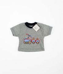 Šedé mikinové tričko s obrázkem