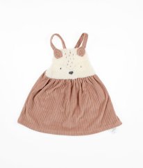 Starorůžová žebrovaná šatová sukně NUTMEG